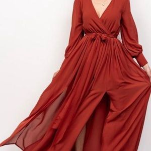 Baltic Born Celine Dress - Rust